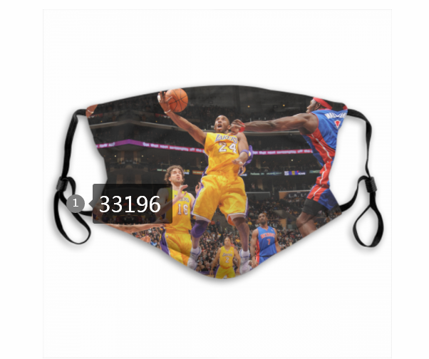 2021 NBA Los Angeles Lakers 24 kobe bryant 33196 Dust mask with filter
